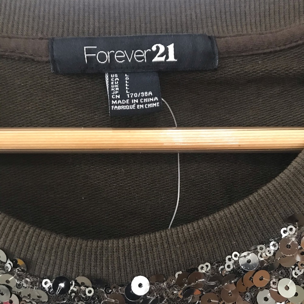 Forever 21  Sequined Sweater L - Picture 3 of 5